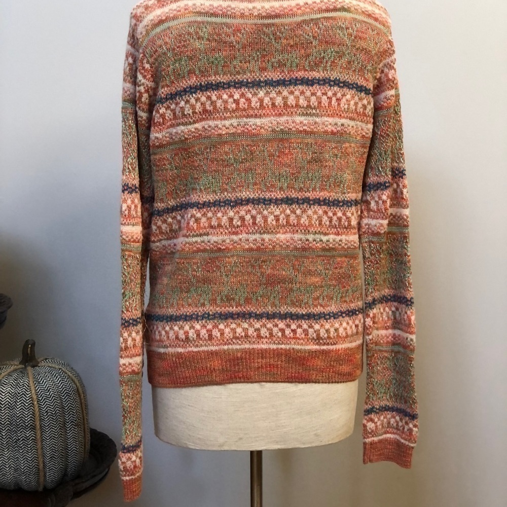 SPARROW long sleeve crewneck sparkly sweater size L #w1015 - Picture 4 of 11
